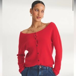 Naadam Signature Cashmere Open Neck Cardigan